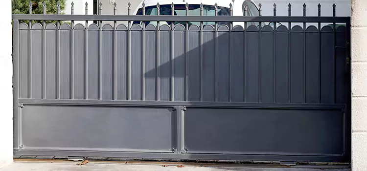Metal Driveway Gate Installation Gander
